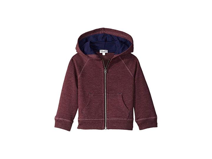Splendid Littles Always Washed French Terry Hoodie (infant) (ancho Chile) Boy's Sweater