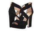 Jessica Simpson Tehya (black Luxe Kid Suede) Women's Shoes
