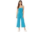 Juicy Couture Microterry Tank Jumpsuit (pacific) Women's Jumpsuit & Rompers One Piece