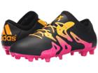 Adidas X 15.2 Fg/ag (black/shock Pink/solar Gold) Men's Cleated Shoes