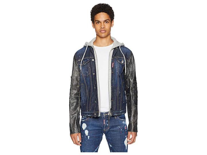 Dsquared2 2-in-1 Denim Jacket (blue) Men's Coat