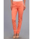 Christin Michaels Ankle Pant With Angle Slit Pockets (coral) Women's Casual Pants