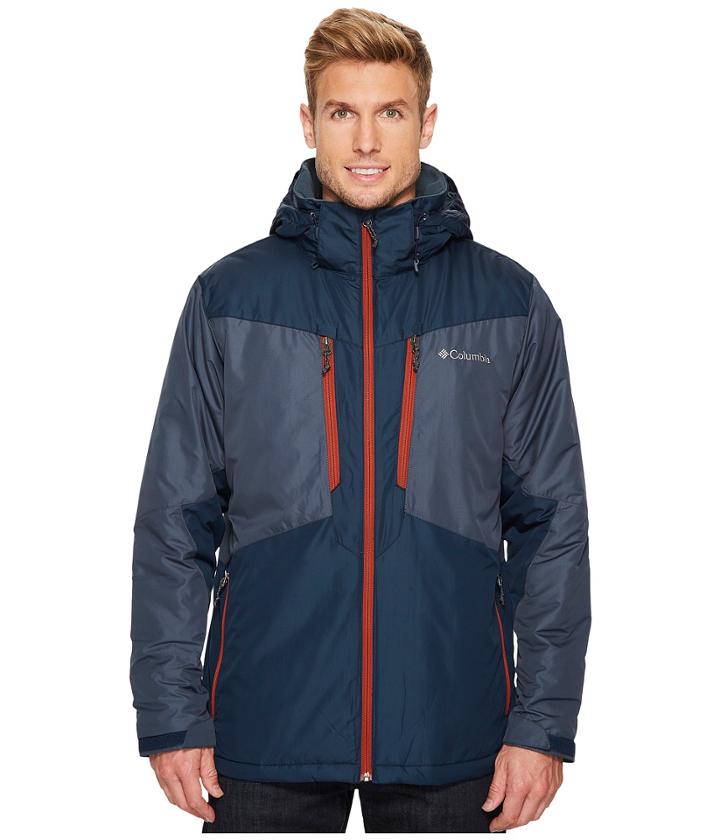 Columbia Antimonytm Jacket (mystery/collegiate Navy/rusty) Men's Coat