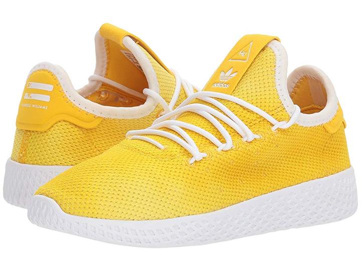 Adidas Originals Kids Pw Tennis Hu (little Kid) (bold Orange/white) Kids Shoes