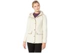 Tommy Hilfiger Hooded Quilt Double Pocket Jacket (stone) Women's Coat
