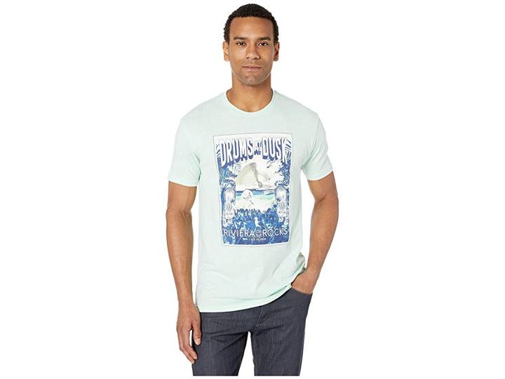 Ben Sherman Riviera Drums Graphic Tee (mint) Men's Clothing