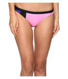 Kate Spade New York Limelight Classic Bikini Bottom (black Multi) Women's Swimwear