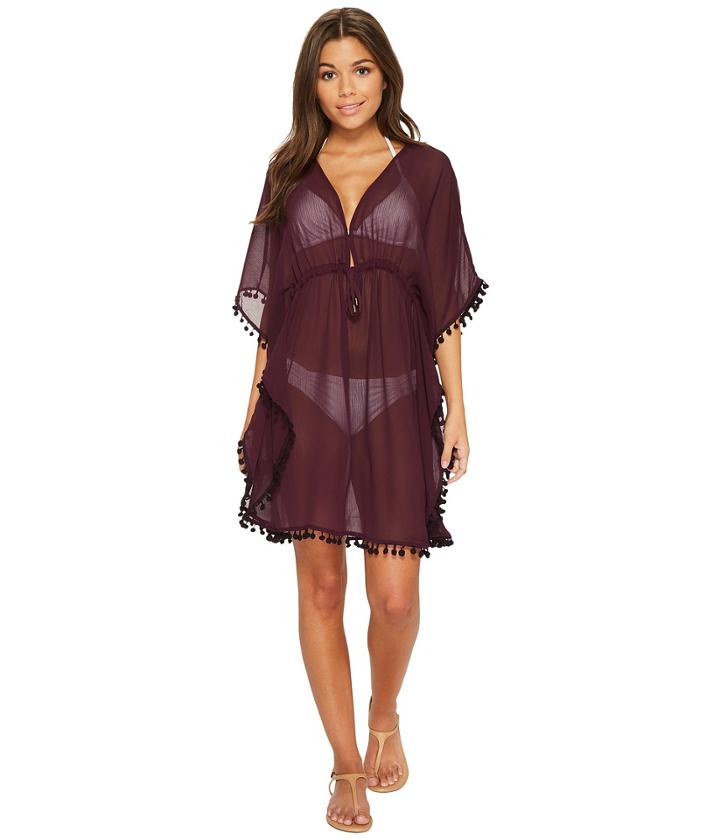 Bleu Rod Beattie Gypset Caftan Cover-up (aubergine) Women's Swimwear