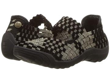 Bernie Mev. Kids Rigged Charm (little Kid/big Kid) (bronze/black Velvet) Girl's Shoes