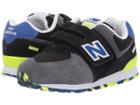 New Balance Kids Iv574v1 (infant/toddler) (black/royal Blue) Boys Shoes