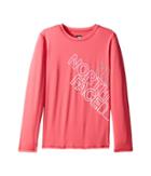 The North Face Kids Long Sleeve Hike/water Tee (little Kids/big Kids) (honeysuckle Pink (prior Season)) Girl's T Shirt