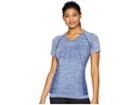 Eleven By Venus Williams Seamless Ideal Short Sleeve Shirt (mazarine Blue) Women's Short Sleeve Pullover