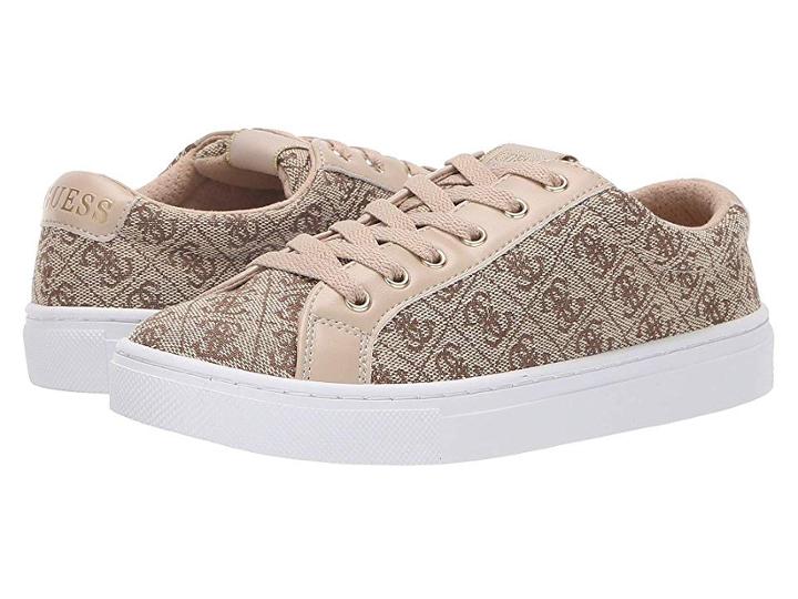 Guess Jaida (beige/light Brown/beige) Women's Lace Up Casual Shoes