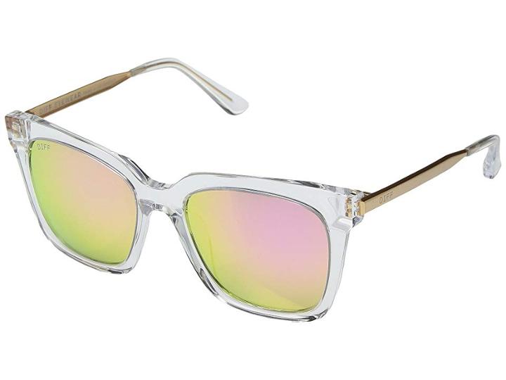 Diff Eyewear Bella (clear/pink) Fashion Sunglasses