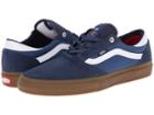 Vans Gilbert Crockett Pro (blue/white/gum(suede Canvas)) Men's Skate Shoes