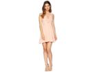 Jack By Bb Dakota Helen Dobby Dress With Tassel Ties (coral Pink) Women's Dress