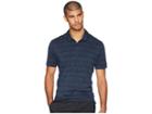 Nike Golf Dry Polo Heather Textured (obsidian/black/neptune Green/black) Men's Clothing