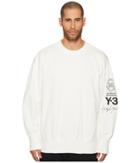 Adidas Y-3 By Yohji Yamamoto Graphic Crew Sweater (core White) Men's Sweater