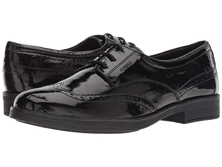 Geox Kids Agata 26 (big Kid) (black) Girl's Shoes
