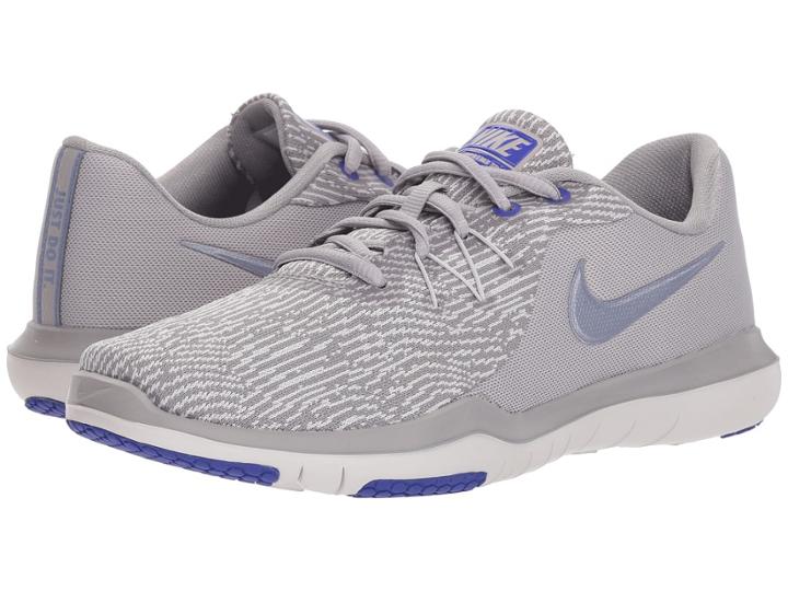 Nike Flex Supreme Tr 6 Training (atmosphere Grey/purple Slate/vast Grey) Women's Cross Training Shoes