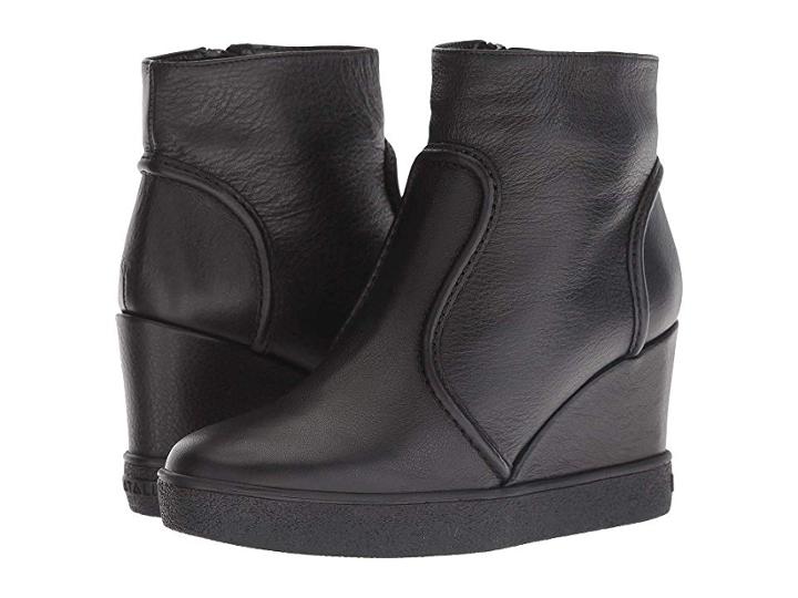 Aquatalia Camellia (black Tumbled Calf) Women's Shoes
