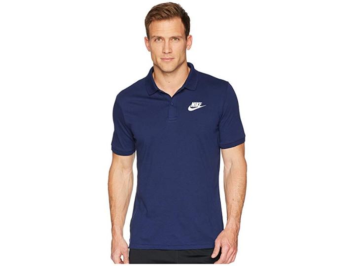 Nike Nsw Polo Jersey Matchup (binary Blue/white) Men's Clothing