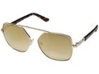 Guess Gf6073 (gold/brown Mirror) Fashion Sunglasses