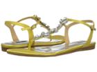 Badgley Mischka Sissi (lemon Satin) Women's Shoes