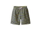 Toobydoo Navy Yellow Stripe Swim Shorts (infant/toddler/little Kids/big Kids) (blue/yellow) Boy's Swimwear