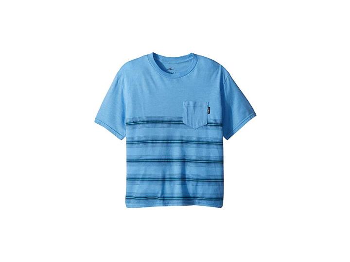 O'neill Kids Pho Short Sleeve Pocket Tee (big Kids) (light Blue Heather) Boy's T Shirt