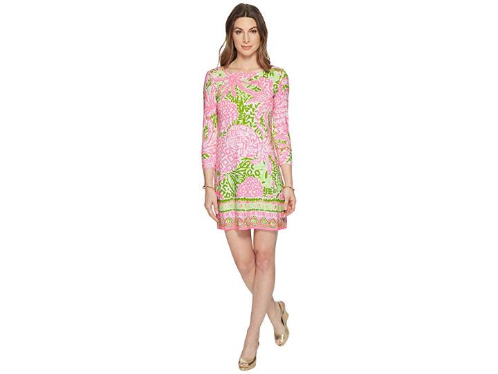 Lilly Pulitzer Upf 50+ Sophie Dress (pink Sunset Home Slice) Women's Dress