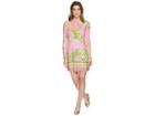 Lilly Pulitzer Upf 50+ Sophie Dress (pink Sunset Home Slice) Women's Dress