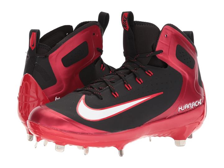 Nike Alpha Huarache Elite (university Red/white/black/volt) Men's Cleated Shoes