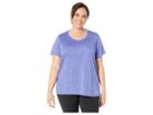 Nike Dry Training Top (size 1x-3x) (light Concord/provence Purple/white) Women's Clothing