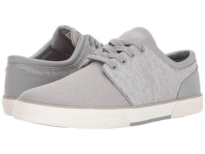 Polo Ralph Lauren Faxon Low (grey Canvas/jersey Heather) Men's Shoes