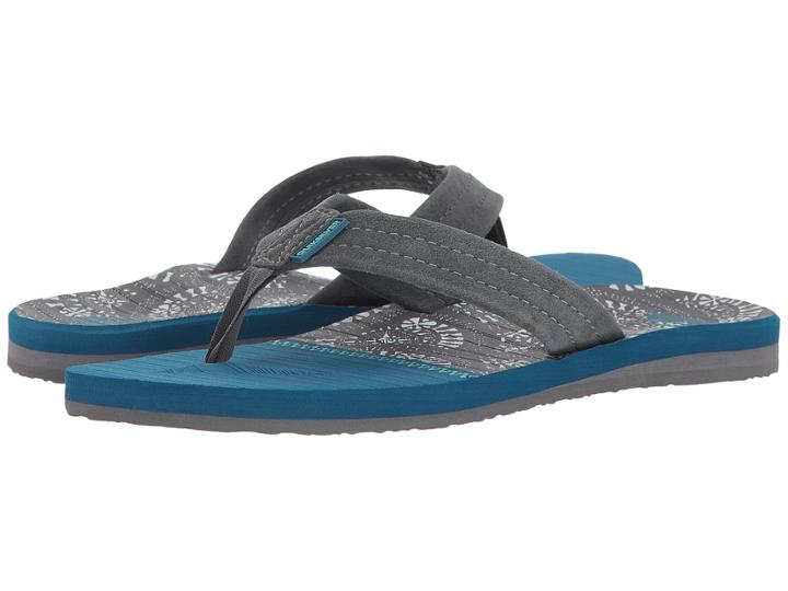 Quiksilver Carver Suede Art (black/blue/grey) Men's Sandals