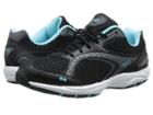 Ryka Dash 2 (black/metallic Iron Grey/winter Blue/white) Women's Shoes