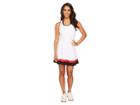 Fila Heritage Tennis Racerback Dress (white/black/crimson) Women's Dress