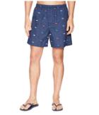 Columbia Backcast Iitm Printed Trunk (collegiate Navy Fish Ahoy) Men's Shorts