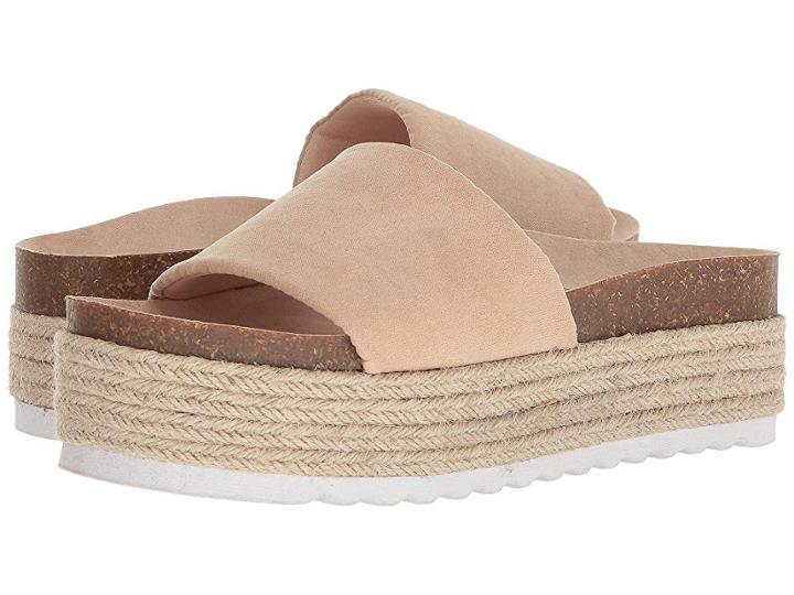 Dirty Laundry Pippa Platform Sandal (sand Microsuede) Women's Sandals