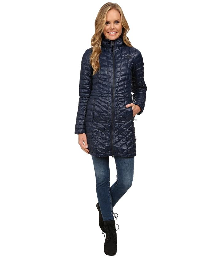 The North Face Thermoballtm Hooded Parka (urban Navy (prior Season)) Women's Coat