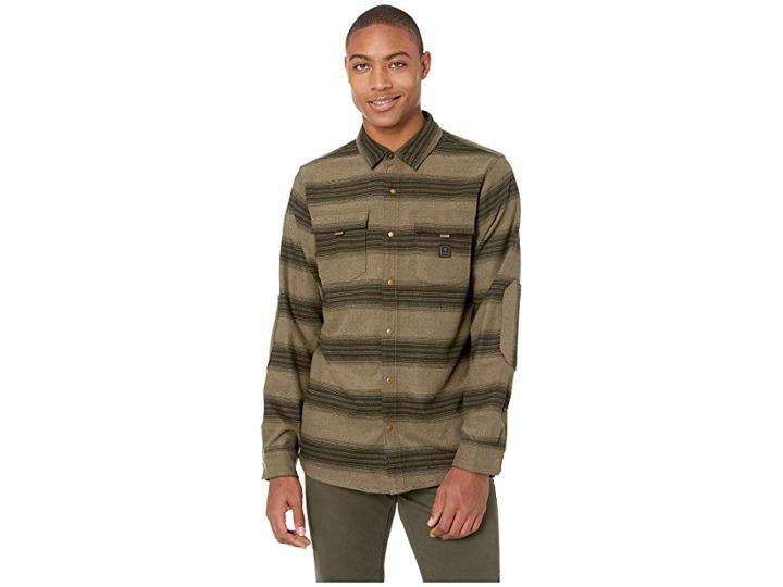 Roark Diablo Long Sleeve Flannel (military) Men's Clothing