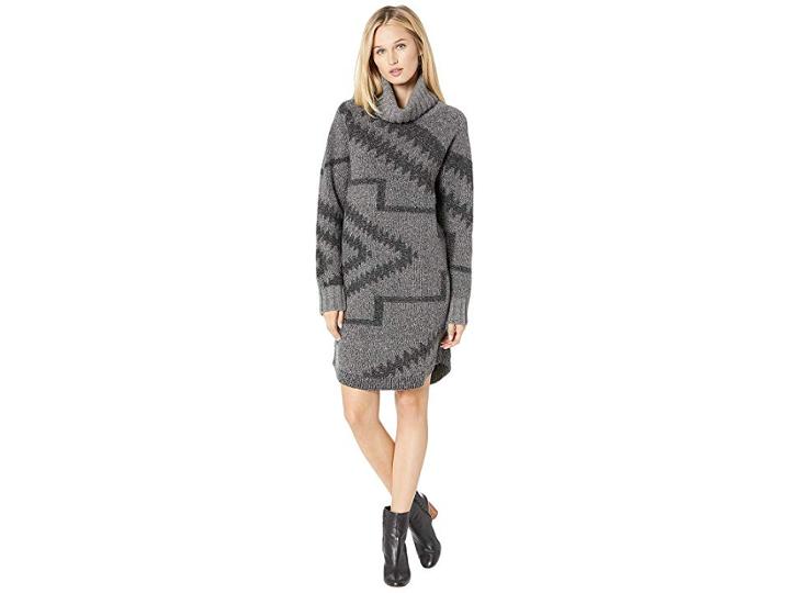 Pendleton Sublimity Sweater Dress (grey/black Multi) Women's Dress