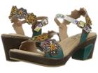 L'artiste By Spring Step Pinkie (turquoise) Women's Shoes