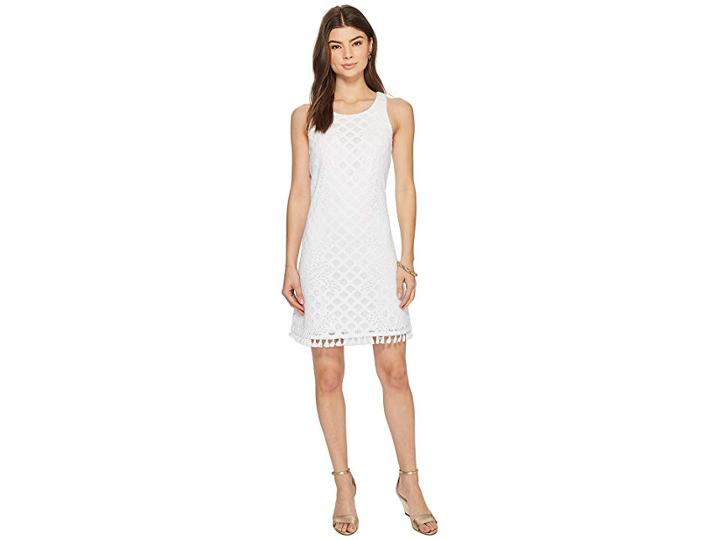 Lilly Pulitzer Marquette Shift (resort White Pineapple Geo Lace) Women's Dress