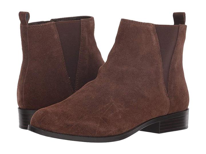 Bandolino Carnot Bootie (dark Brown Suede) Women's Boots