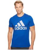 Adidas Badge Of Sport Metal Mesh Tee (collegiate Royal) Men's T Shirt