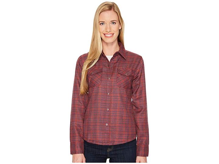 Mountain Khakis Christi Fleece Lined Shirt (beaujolais) Women's Fleece