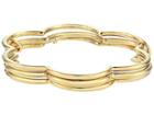 Kate Spade New York Scrunched Scallops Stackable Bangle Set (gold) Bracelet