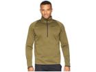 Nike Thermal Top Long Sleeve 1/4 Zip (olive Canvas/black) Men's Clothing
